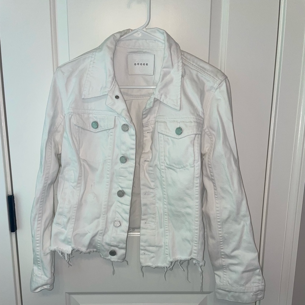 White denim jacket